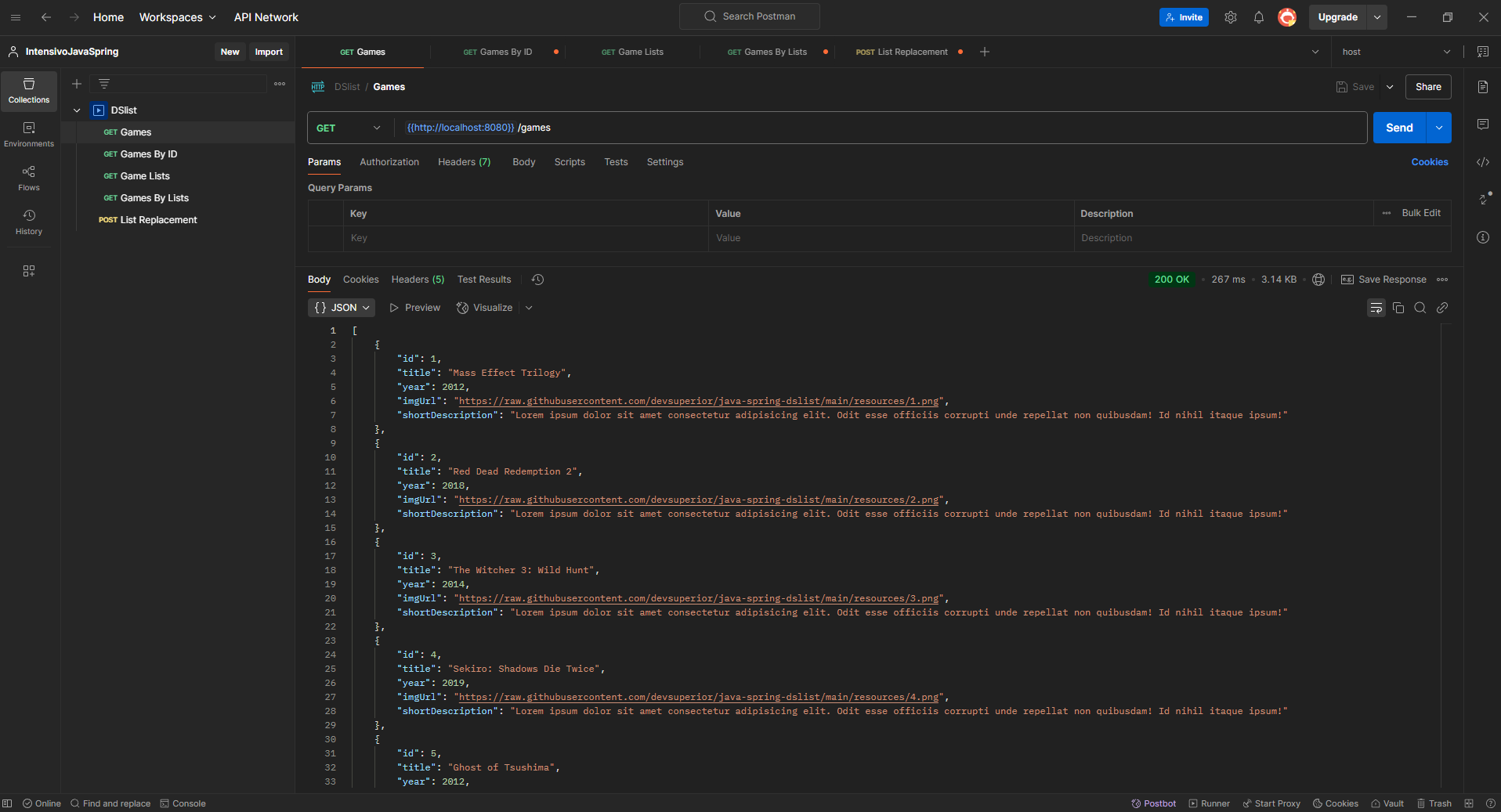 DSlist Backend